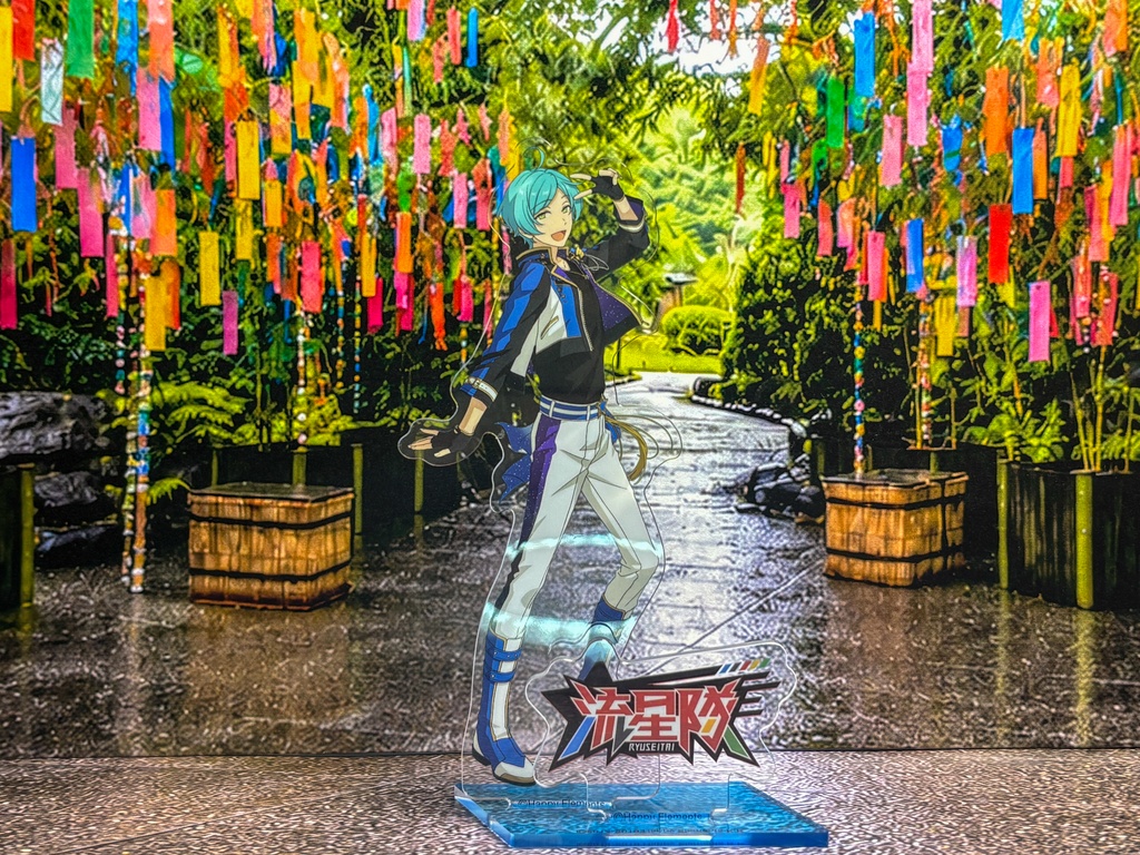 【ぬまぴく】 七夕|ねんどろいど・1/12フィギュア対応 ミニチュア背景(A3背景+A3床)