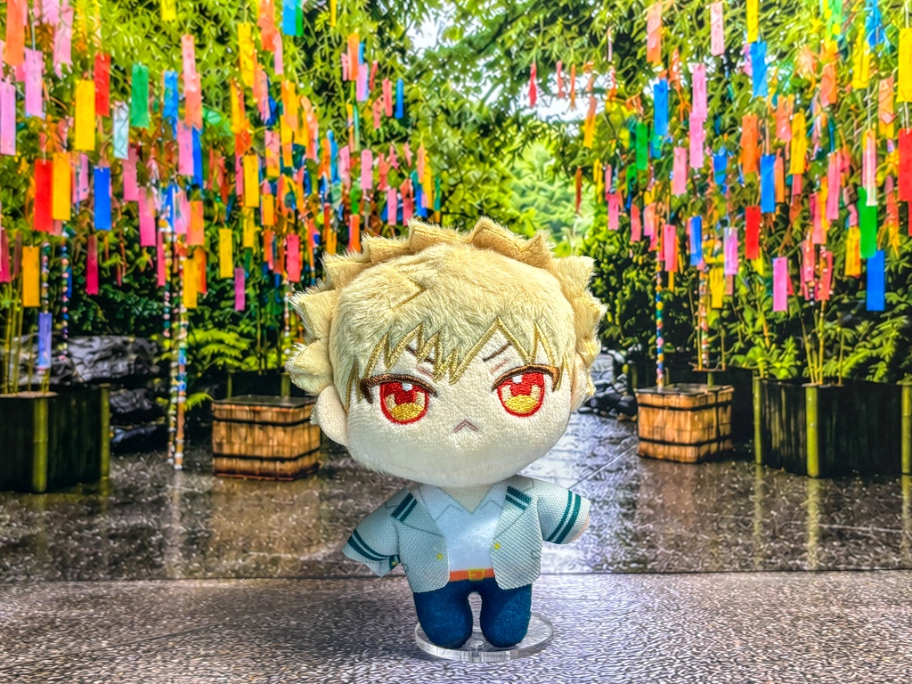 【ぬまぴく】 七夕|ねんどろいど・1/12フィギュア対応 ミニチュア背景(A3背景+A3床)