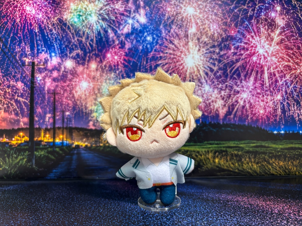 【ぬまぴく】 花火|ねんどろいど・1/12フィギュア対応 ミニチュア背景(A3背景+A3床)