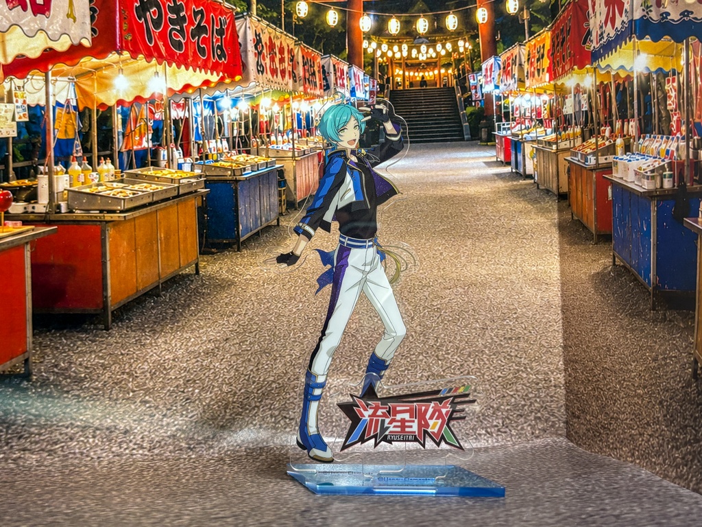 【ぬまぴく】 祭り|ねんどろいど・1/12フィギュア対応 ミニチュア背景(A3背景+A4床)