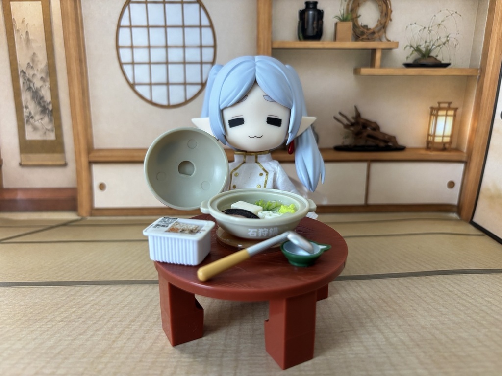【ぬまぴく】和室|ねんどろいど・1/12フィギュア対応 ミニチュア背景(A3背景+A4床)