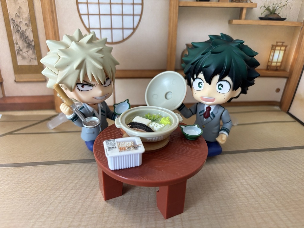 【ぬまぴく】和室｜ねんどろいど・1/12フィギュア対応 ミニチュア背景（A3背景＋A4床）