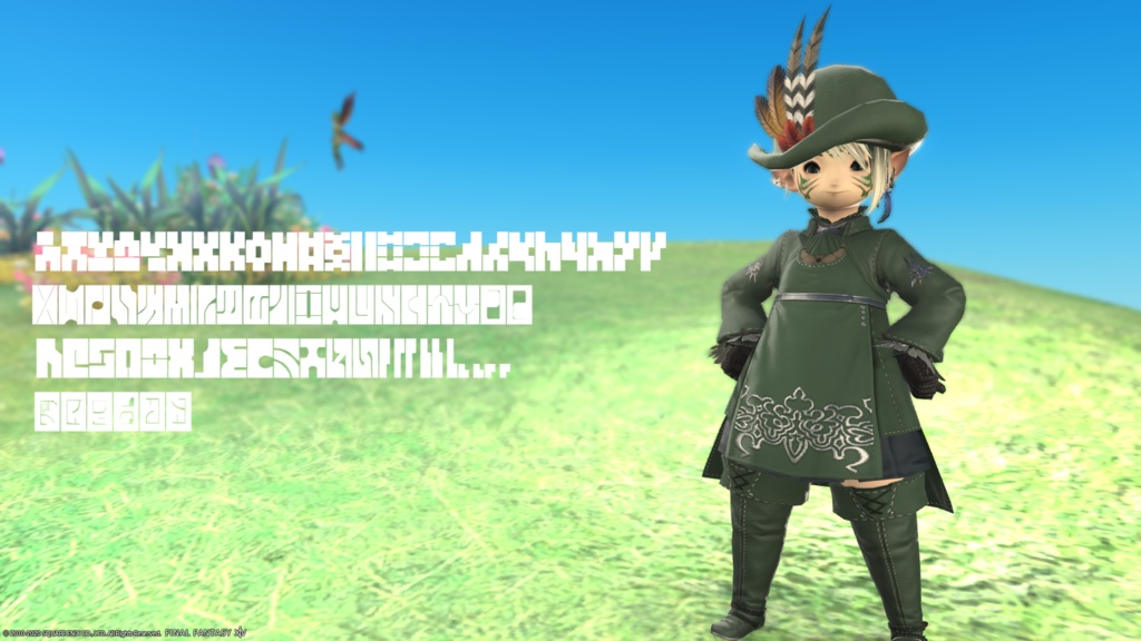 [フリーフォント]  FF14 エデンフォント