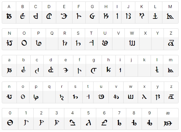 [フリーフォント] FF14 アーテリス文字 フォント (未完成版)