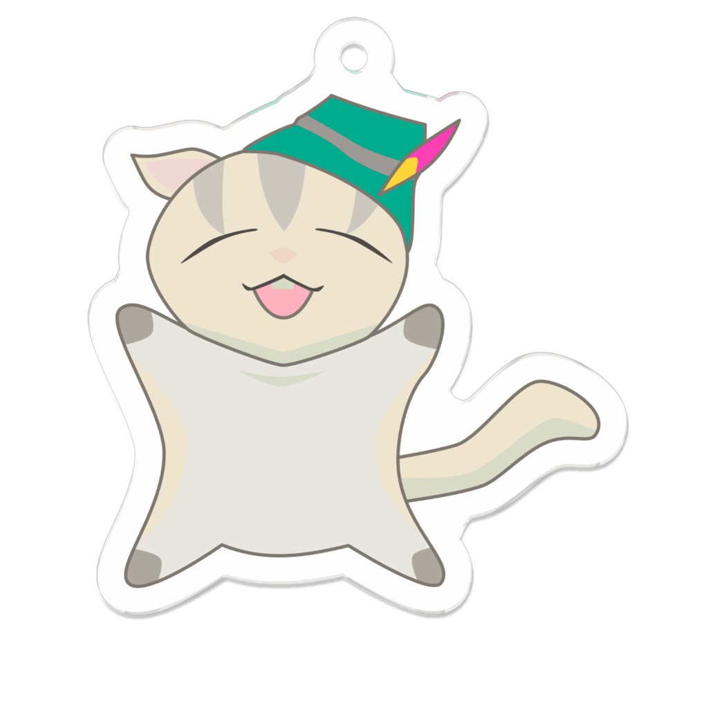 ゲレの工房 アクリルキーホルダー (縁取りあり)