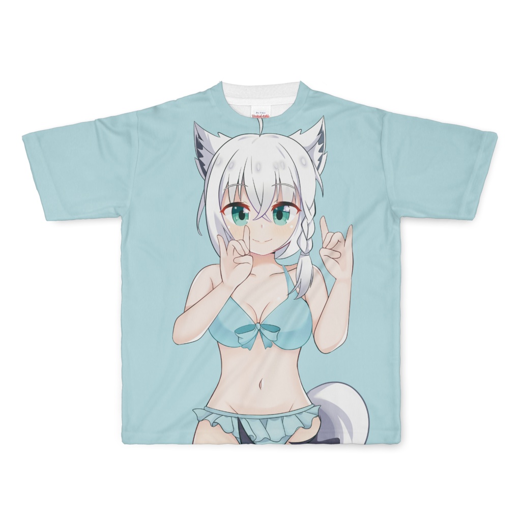 T-Shirt Shirakami Fubuki 白上フブキ