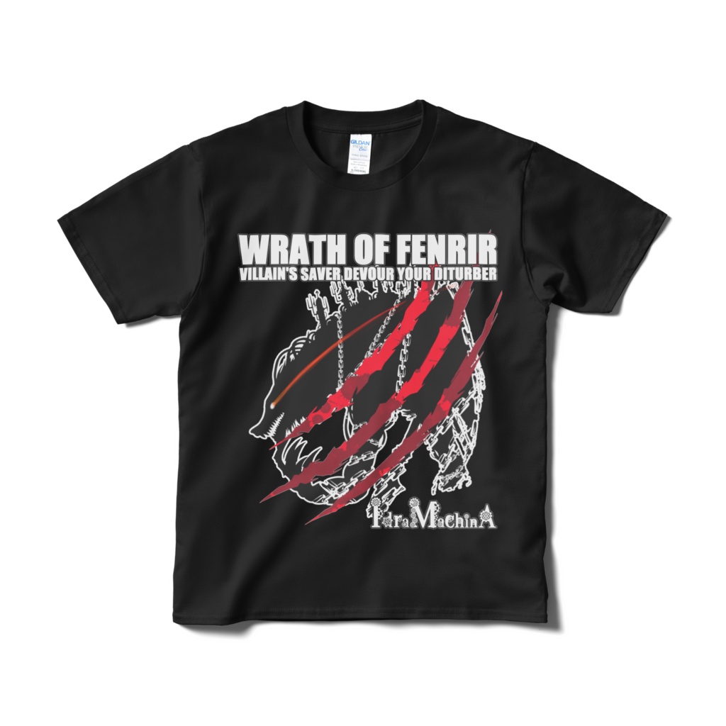 Dress of Fenrir -Wrath Of Fenrir- (イドラ・マキナ Tシャツ黒)