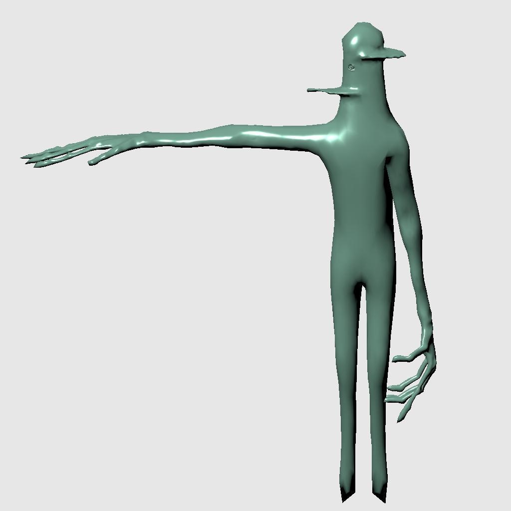 3Dhumanoidモデル NORN