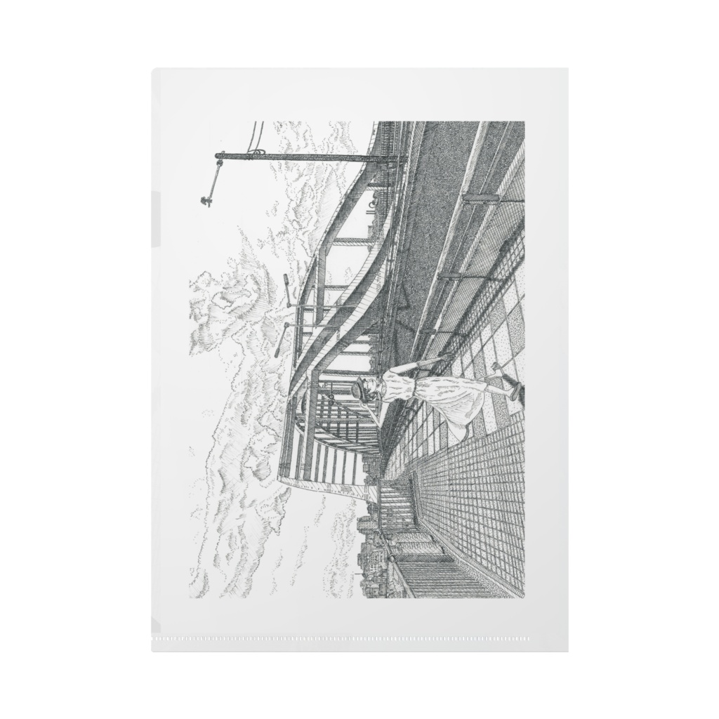 クリアファイル(登戸へ下りて夏の戸を立てむ)