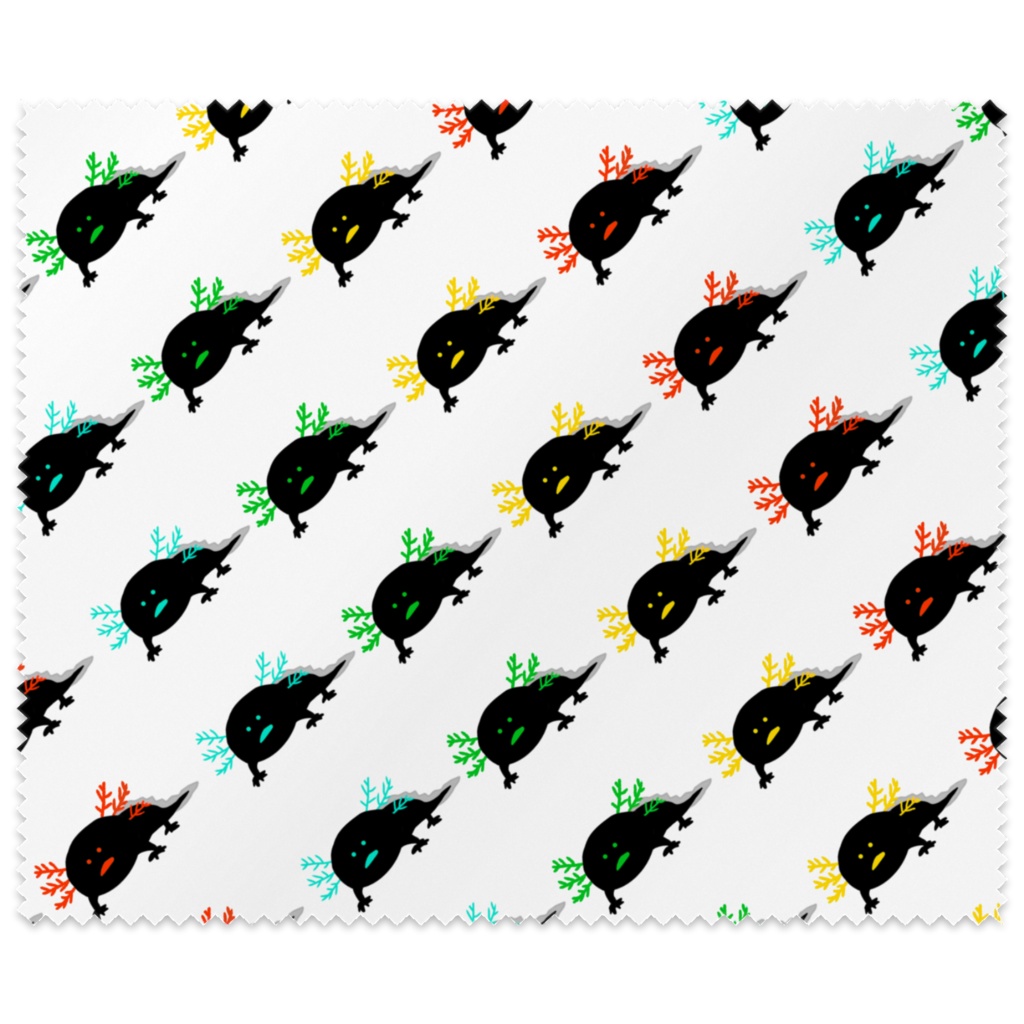 ウーパールーパーのメガネ拭き