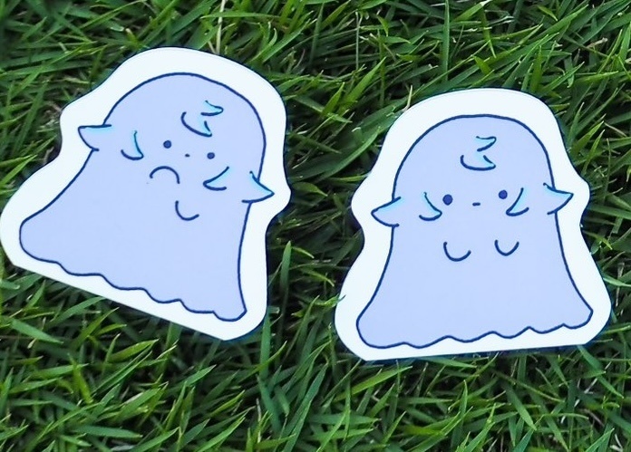 自作ステッカー