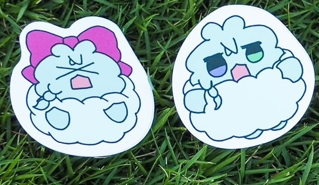 自作ステッカー