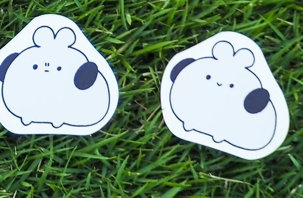 自作ステッカー