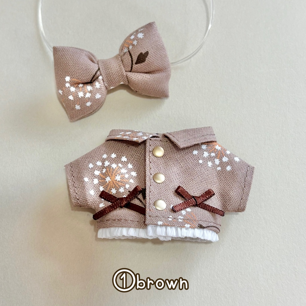 くすみカラーのおリボンセット