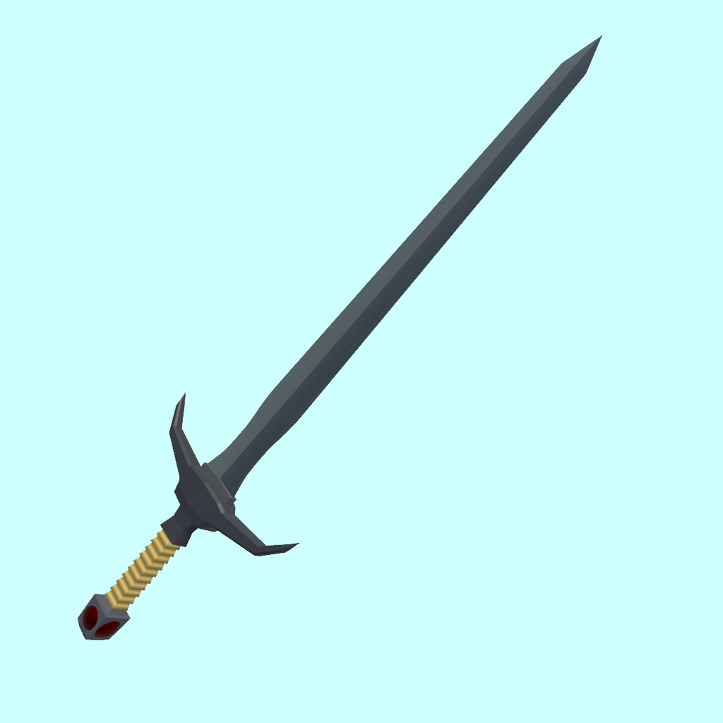 【VRChat/unity】炎の剣