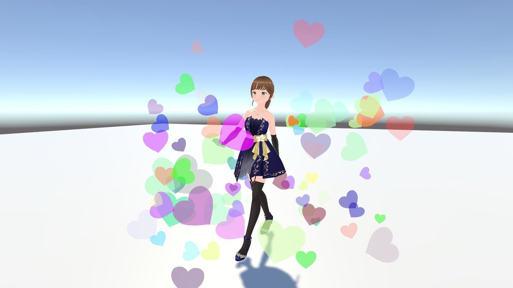 【VRChat/unity】ハートパーティクル