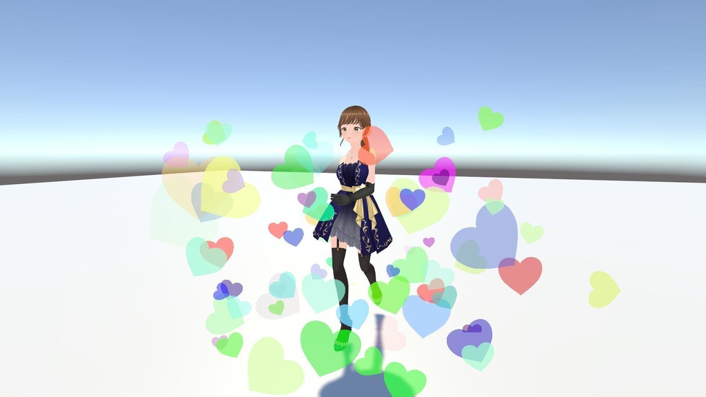 【VRChat/unity】ハートパーティクル