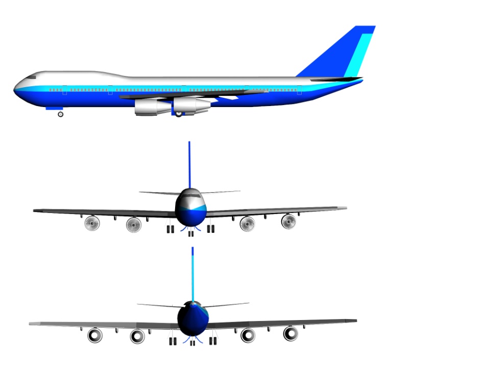 clipstudio用 3D飛行機