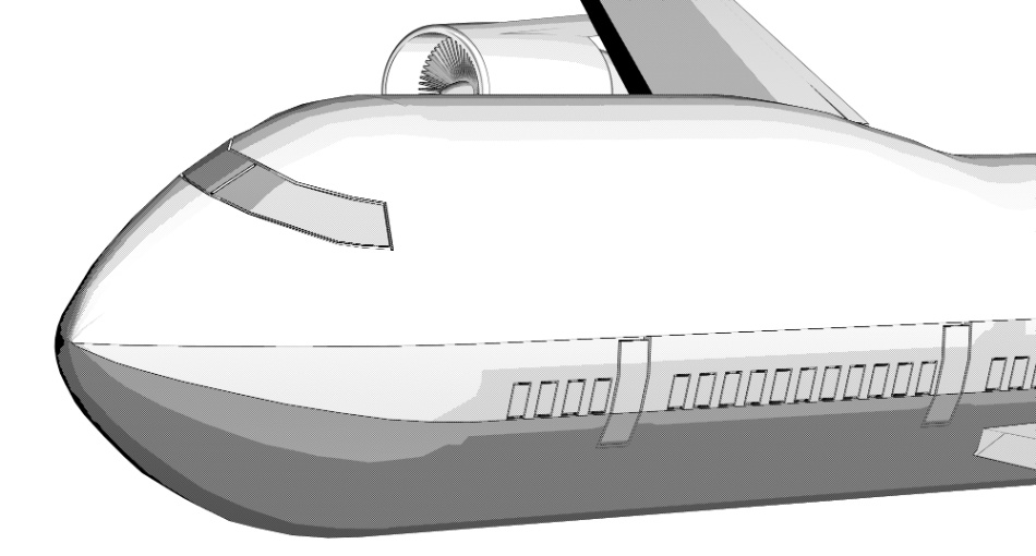 clipstudio用 3D飛行機