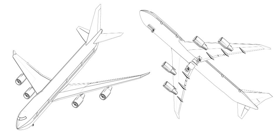 clipstudio用 3D飛行機