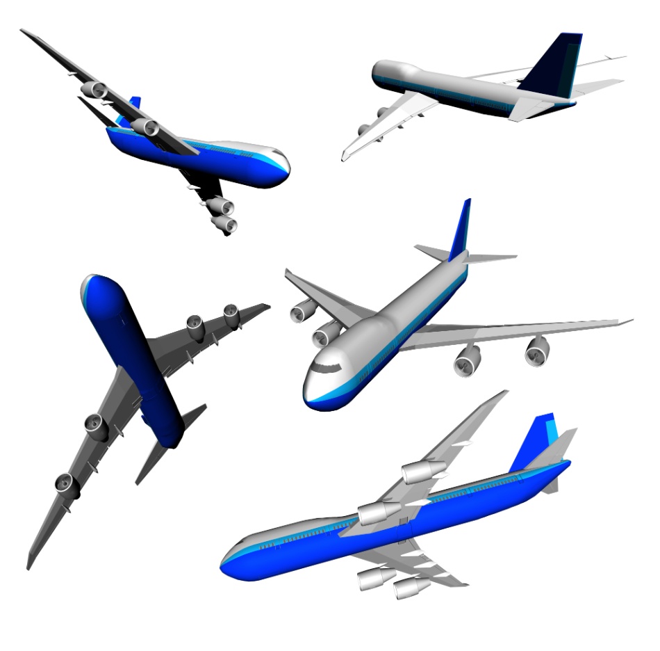 clipstudio用 3D飛行機