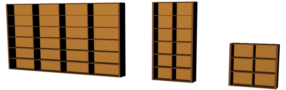 clipstudio用 3D本棚(3種類)