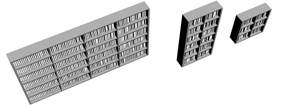 clipstudio用 3D本棚(3種類)