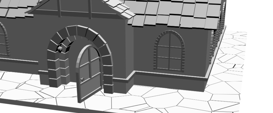 clipstudio用 3Dファンタジーハウス