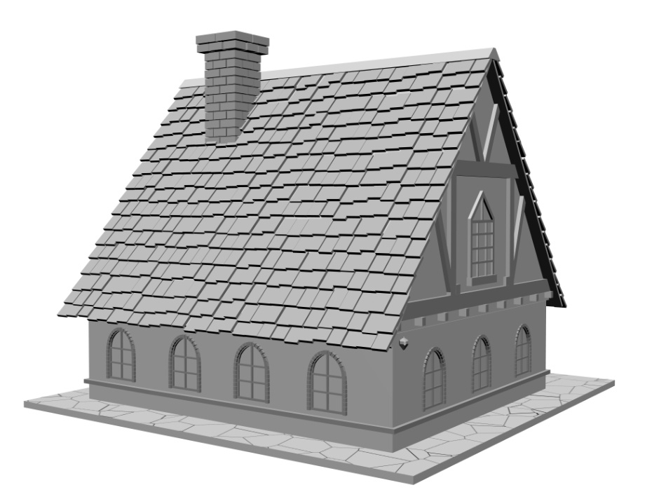 clipstudio用 3Dファンタジーハウス