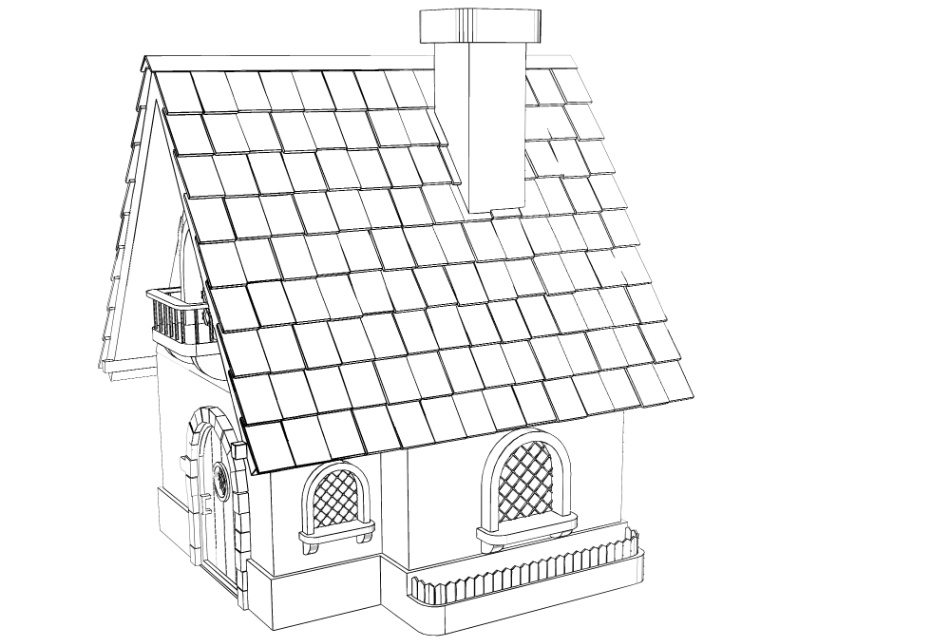 clipstudio用 3Dファンタジーハウス2