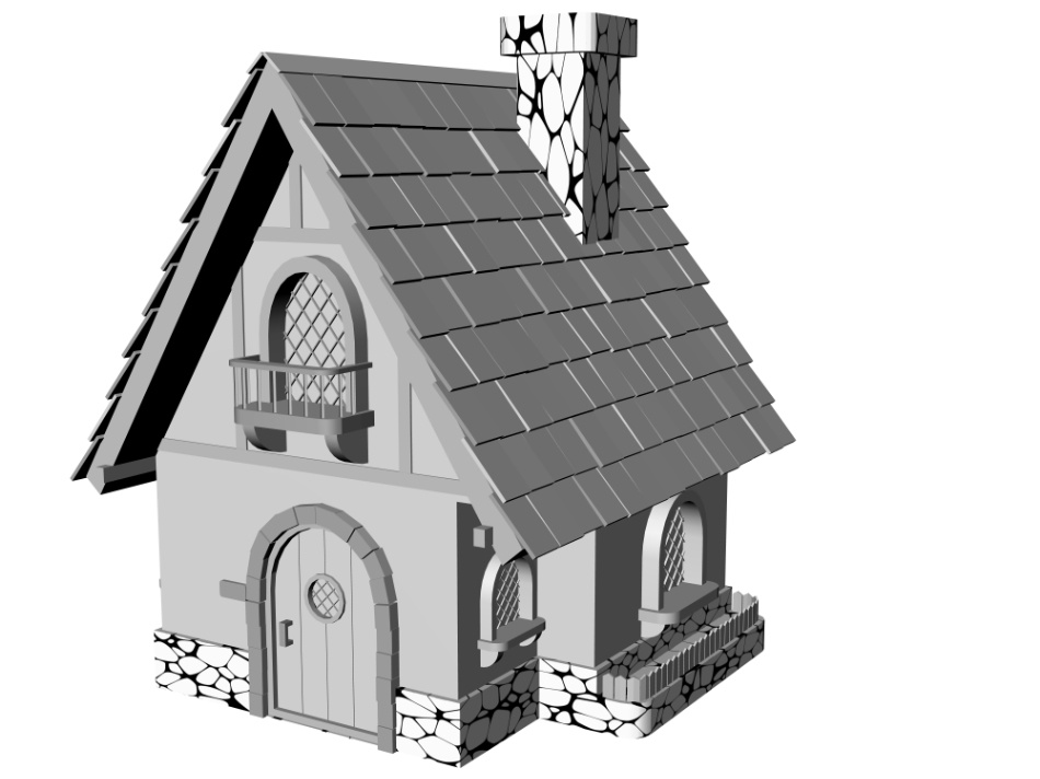 clipstudio用 3Dファンタジーハウス2