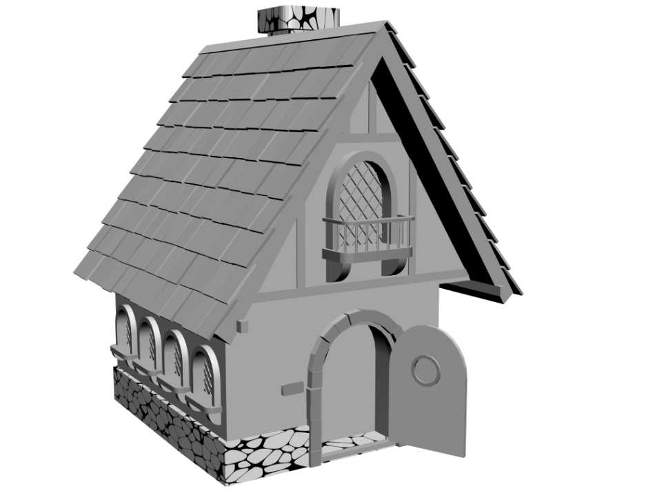 clipstudio用 3Dファンタジーハウス2