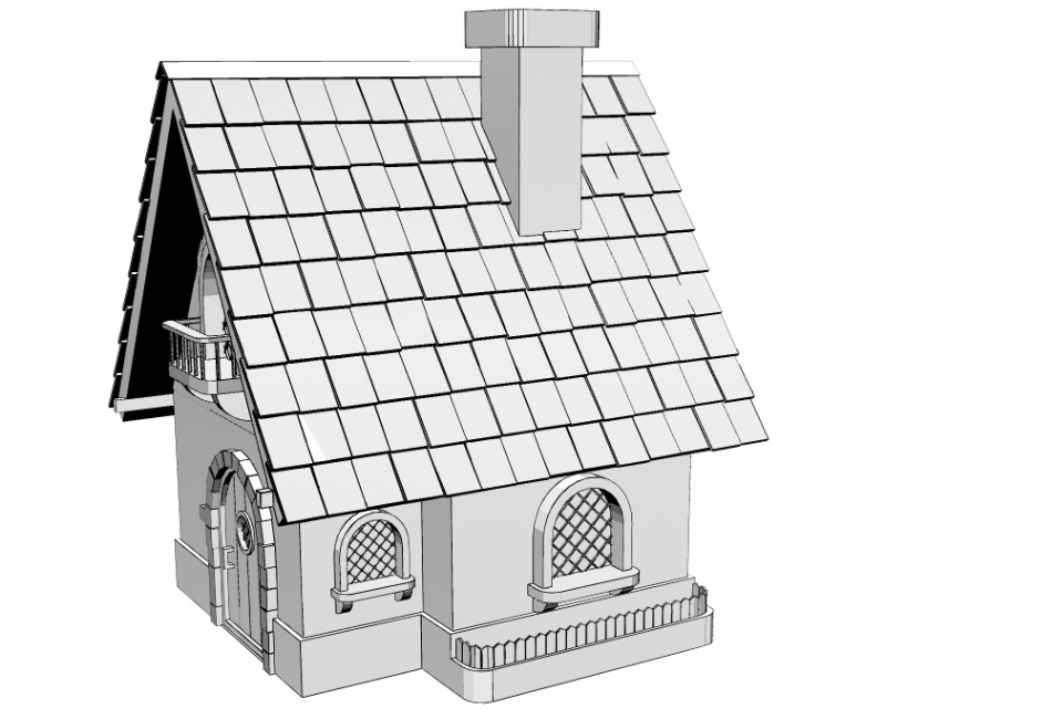 clipstudio用 3Dファンタジーハウス2