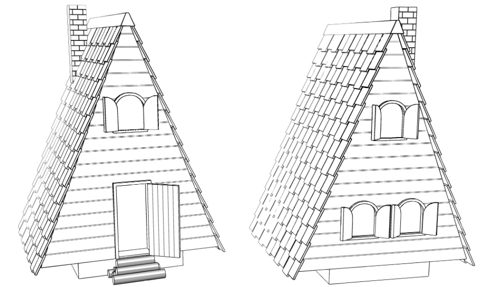 clipstudio用 3Dファンタジーハウス3