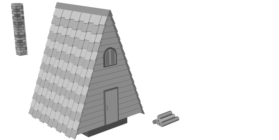 clipstudio用 3Dファンタジーハウス3