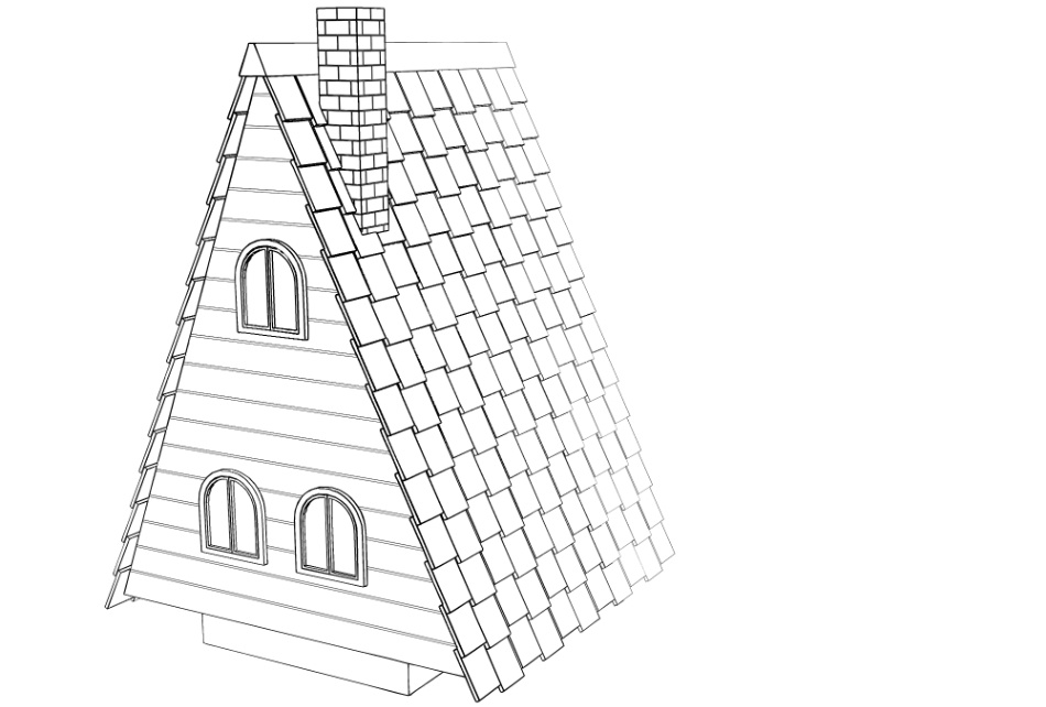 clipstudio用 3Dファンタジーハウス3