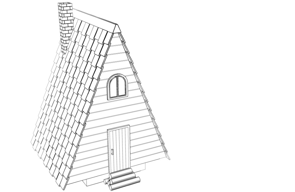 clipstudio用 3Dファンタジーハウス3