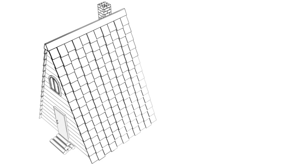 clipstudio用 3Dファンタジーハウス3