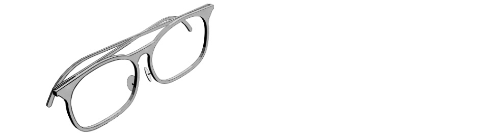 clipstudio用 【3D】メガネ×4種類