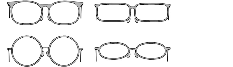 clipstudio用 【3D】メガネ×4種類