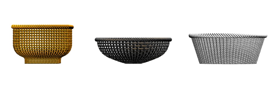 clipstudio用 【3D】バスケット×4種類