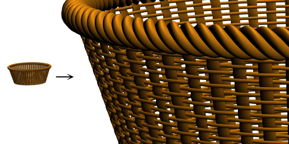 clipstudio用 【3D】バスケット×4種類