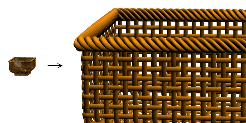 clipstudio用 【3D】バスケット×4種類