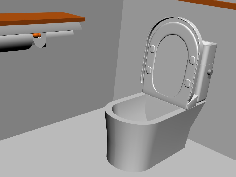 clipstudio用 【3D】洋式トイレ