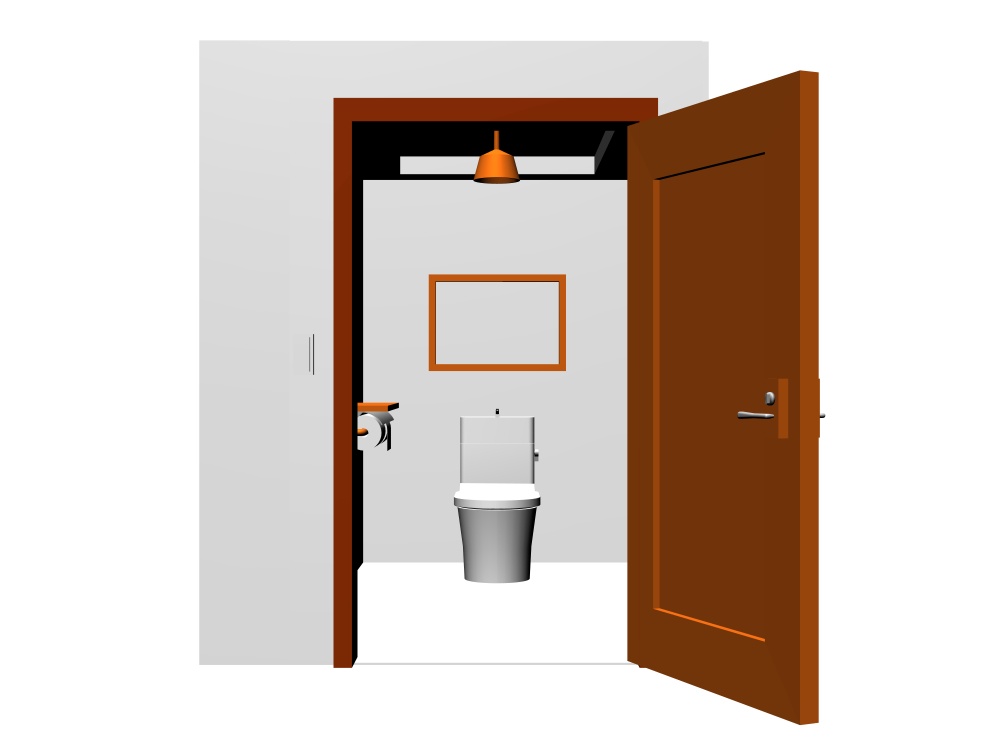 clipstudio用 【3D】洋式トイレ