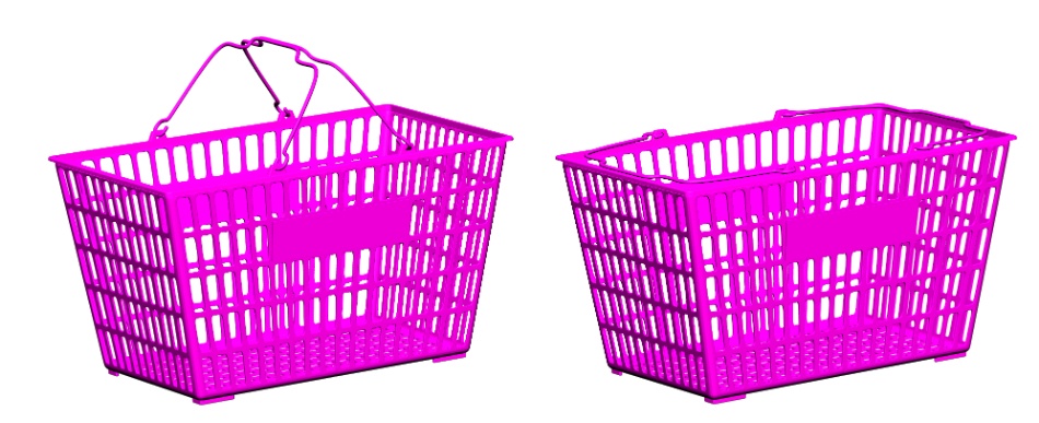 clipstudio用【3D】買い物カゴ(6カラー)