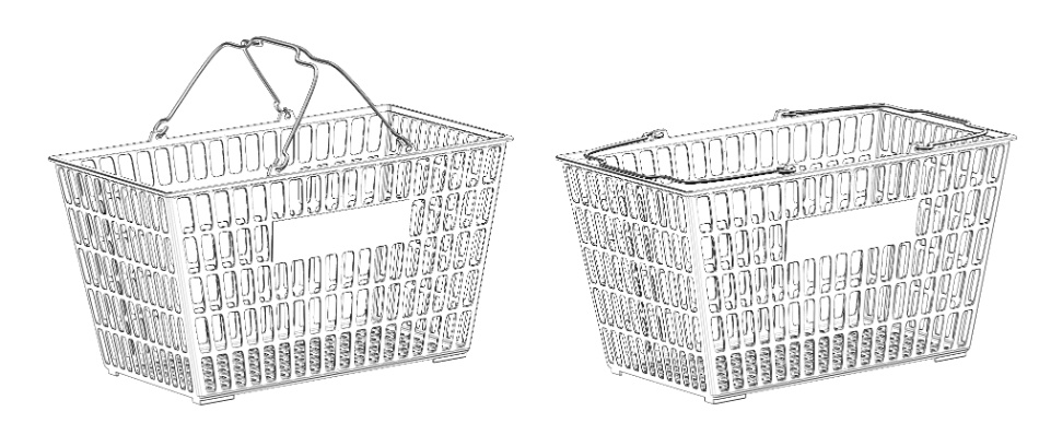 clipstudio用【3D】買い物カゴ(6カラー)