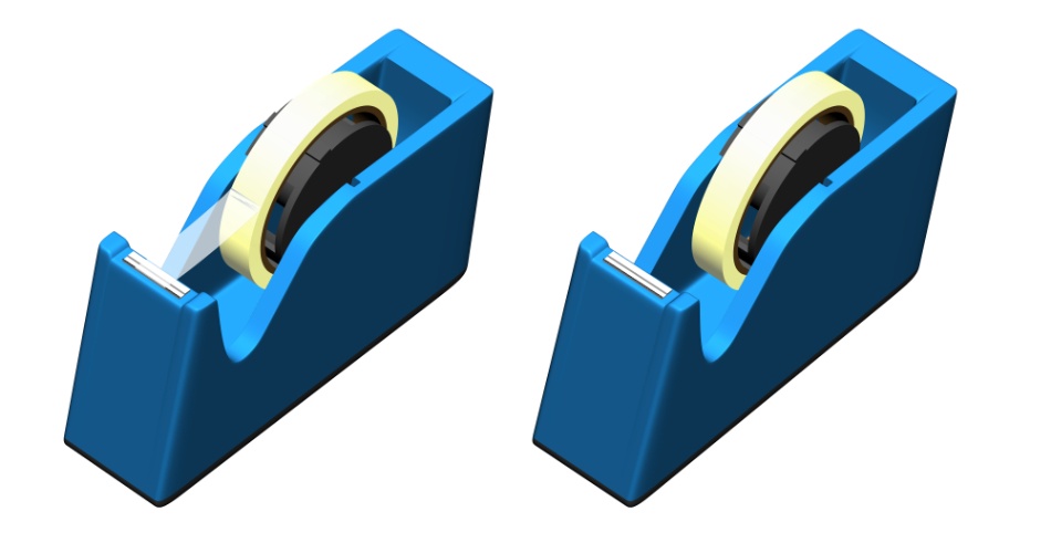 clipstudio用【3D】テープカッター(5カラー)