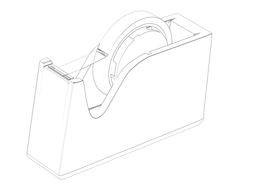 clipstudio用【3D】テープカッター(5カラー)