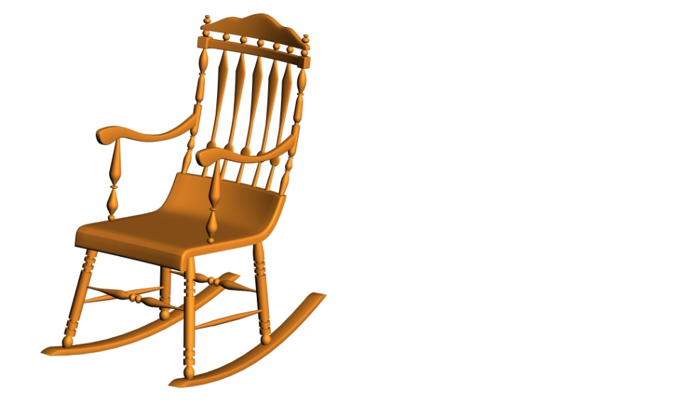 clipstudio用【3D】ロッキングチェア